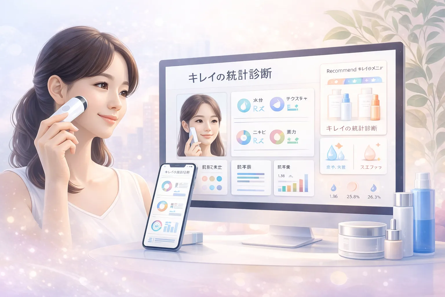 キレイの統計診断のイメージ